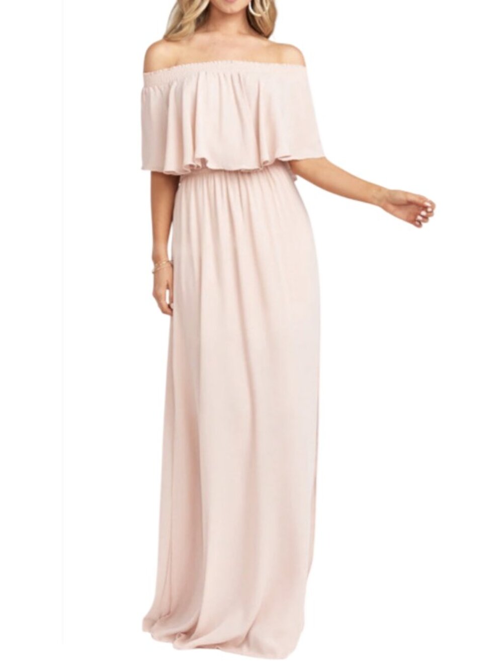 Show Me Your Mumu Hacienda Off The Shoulder Maxi Dress